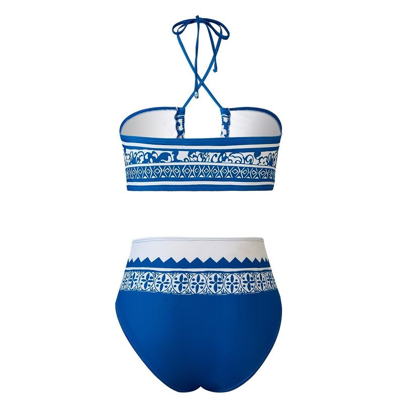 Nouveau maillot de bain deux pièces pour femmes, sexy, taille haute_voghion.com