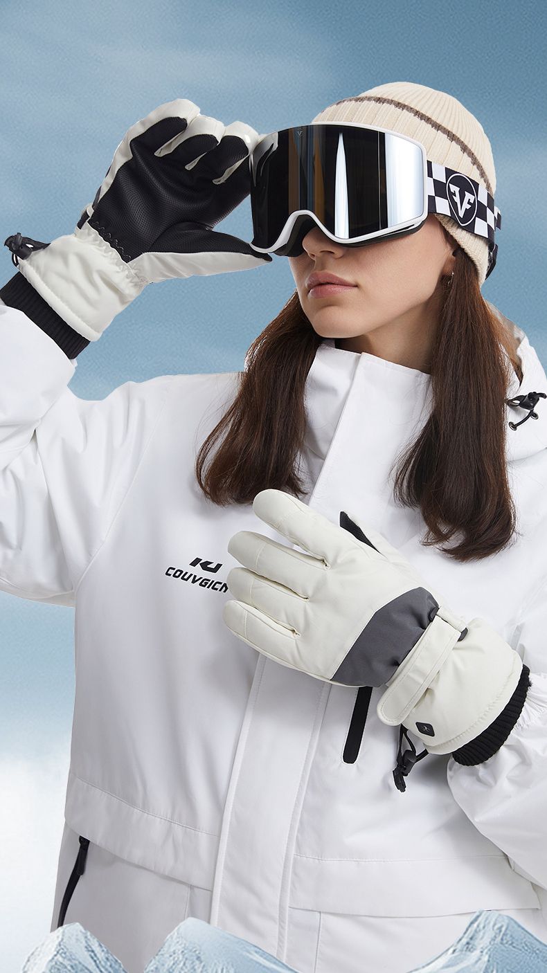 Winter wasserdichte, kältebeständige Nordost-Skihandschuhe, warm, verdickt, verschleißfest, mit geteilten Fingern, regenfeste Fahrradhandschuhe für den Außenbereich_voghion.com