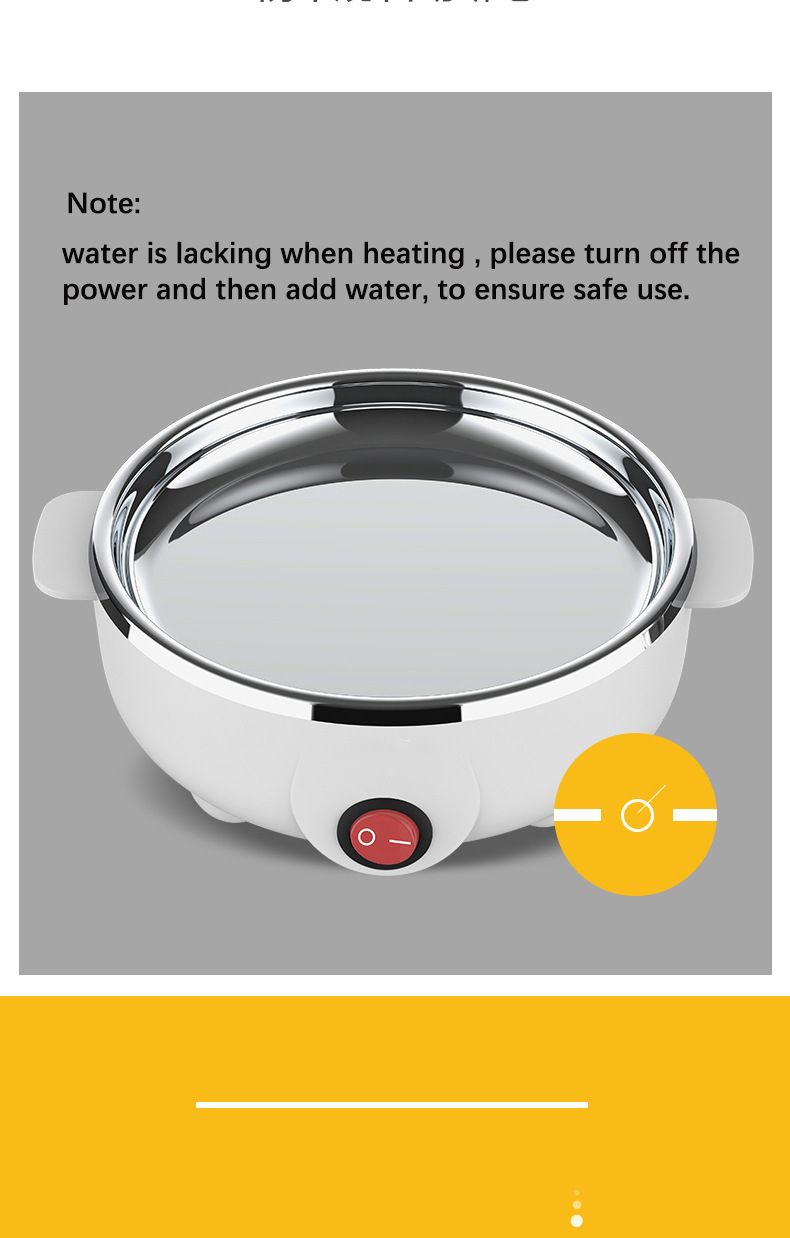 Cuociuova elettrico, bollitore per uova, per bollitura morbida, media o dura, capacità 14 uova, due strati, vaporiera per uova con spegnimento automatico_voghion.com