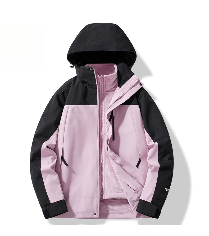 Giacca invernale autunnale, tuta da trekking staccabile 3 in 1 per uomo e donna, set da due pezzi, acquisto di gruppo_voghion.com