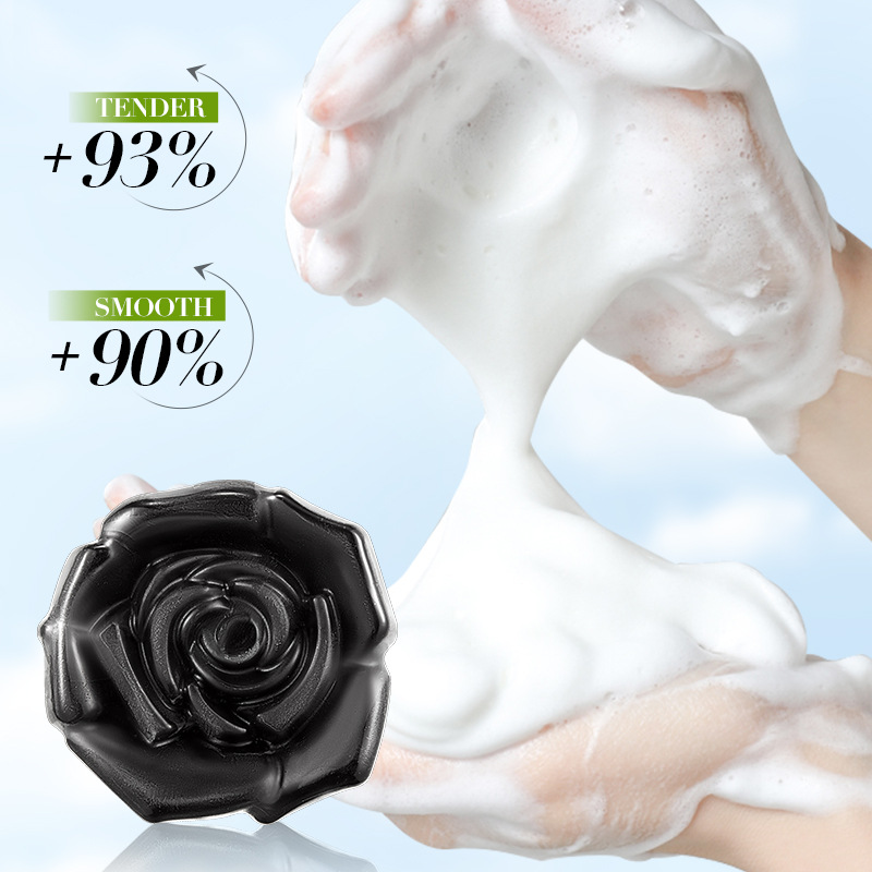 Olio essenziale di carbone di bambù SADOER fatto a mano per la pulizia del corpo Sapone universale_voghion.com