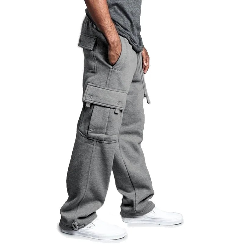 Pantaloni sportivi casual da uomo Pantaloni sportivi morbidi Pantaloni da jogging Pantaloni da corsa alla moda Pantaloni cargo lunghi larghi_voghion.com