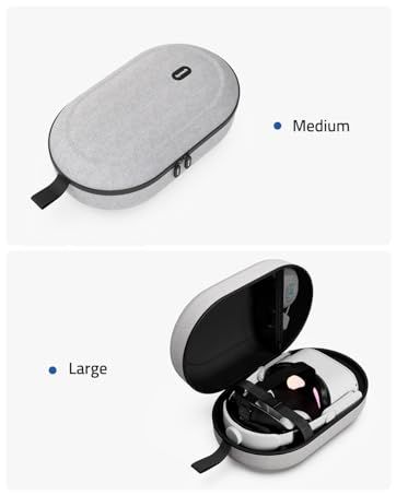 Étui de transport rigide Syntech, compatible avec Meta Quest 3/Oculus Quest 2/Vision Pro._voghion.com