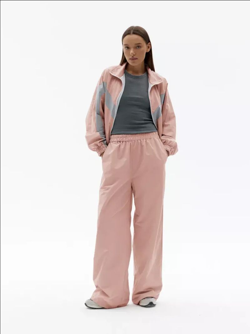 Trendy Casual Damen Langarm Color Block Hoodie & Hose Set - Streetwear Outfit für Mode & Komfort_voghion.com