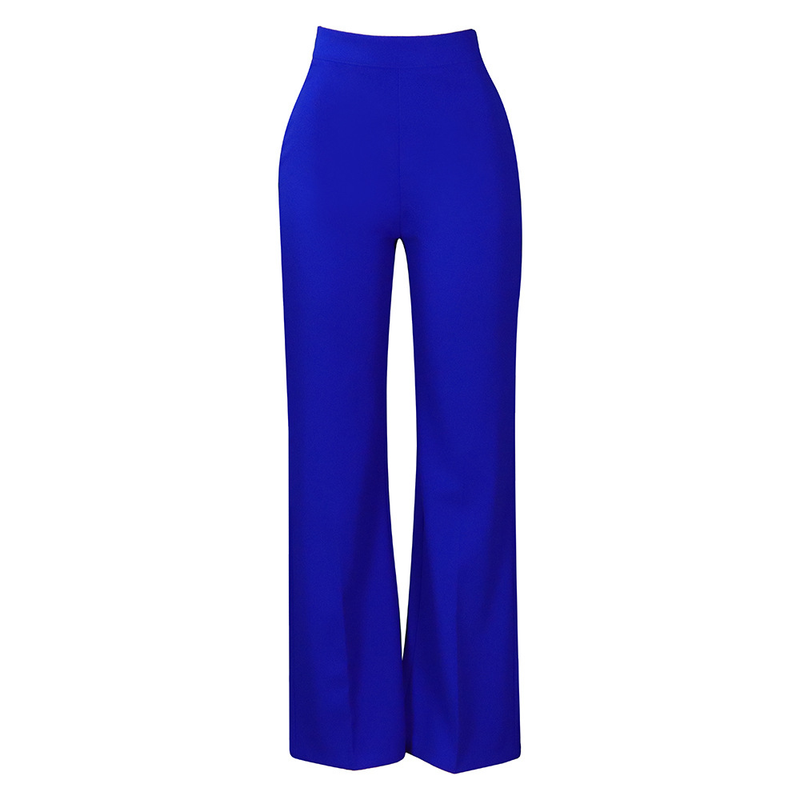 Women's fashion temperament Tongle casual large size wide leg pants_voghion.com