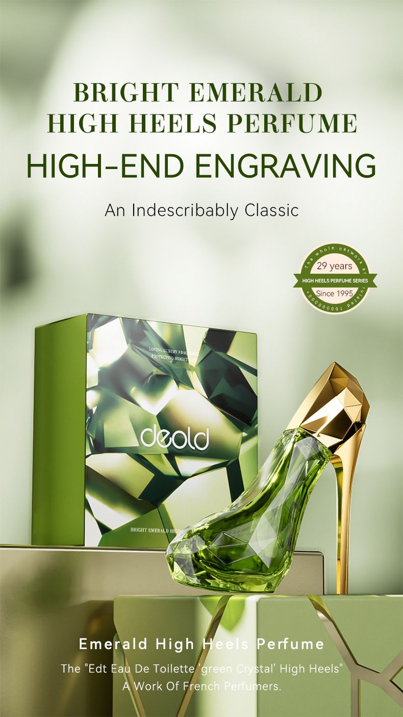 Beauty Health Lieferung von europäischem Green Gem High Heels-Parfüm, anhaltender Duft, 30 m, vietnamesisches, fruchtiges, leichtes Parfüm_voghion.com