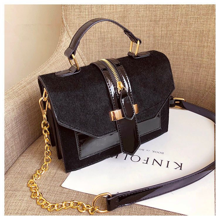 2024 Nuova borsa quadrata piccola da donna con motivo leopardato, moda, borsa a tracolla diagonale a catena versatile, edizione coreana_voghion.com