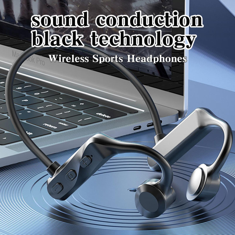 K69 Bluetooth-headset met beengeleiding Krachtige Bluetooth-headset Ultralange uithoudingsvermogen sportoorbotsensor_voghion.com