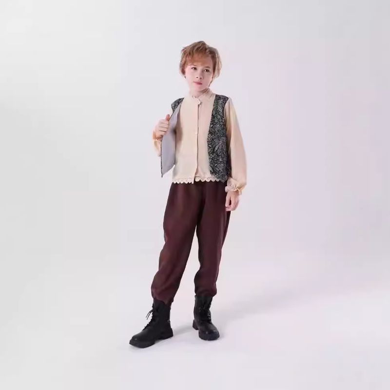 2024 Cadılar Bayramı Çocuk Yeni Ortaçağ Zengin Kostümü cosplay kostüm seti küçük erkek çocukları için_voghion.com