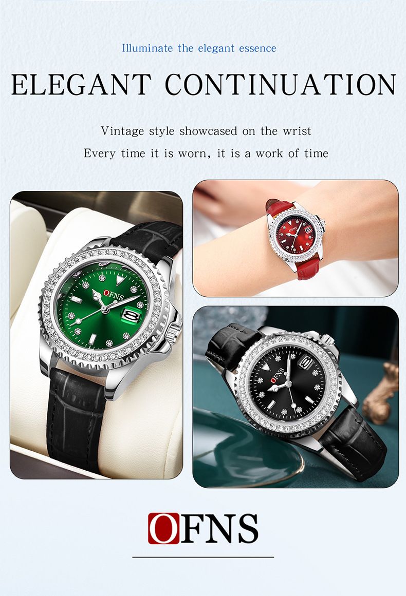 Women's Fashion Watch With Luminous Dial, Date Function & Waterproof Design – Light Luxury Minimalist Style Light Luxury Single Calendar Watch_voghion.com
