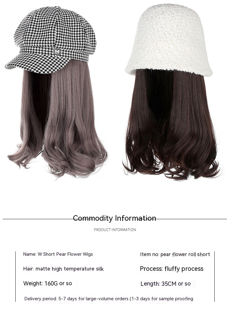 Nuovi capelli ricci lunghi staccabili di vendita calda per le donne nel 2024, nuove parrucche alla moda per cappelli in Europa e America_voghion.com