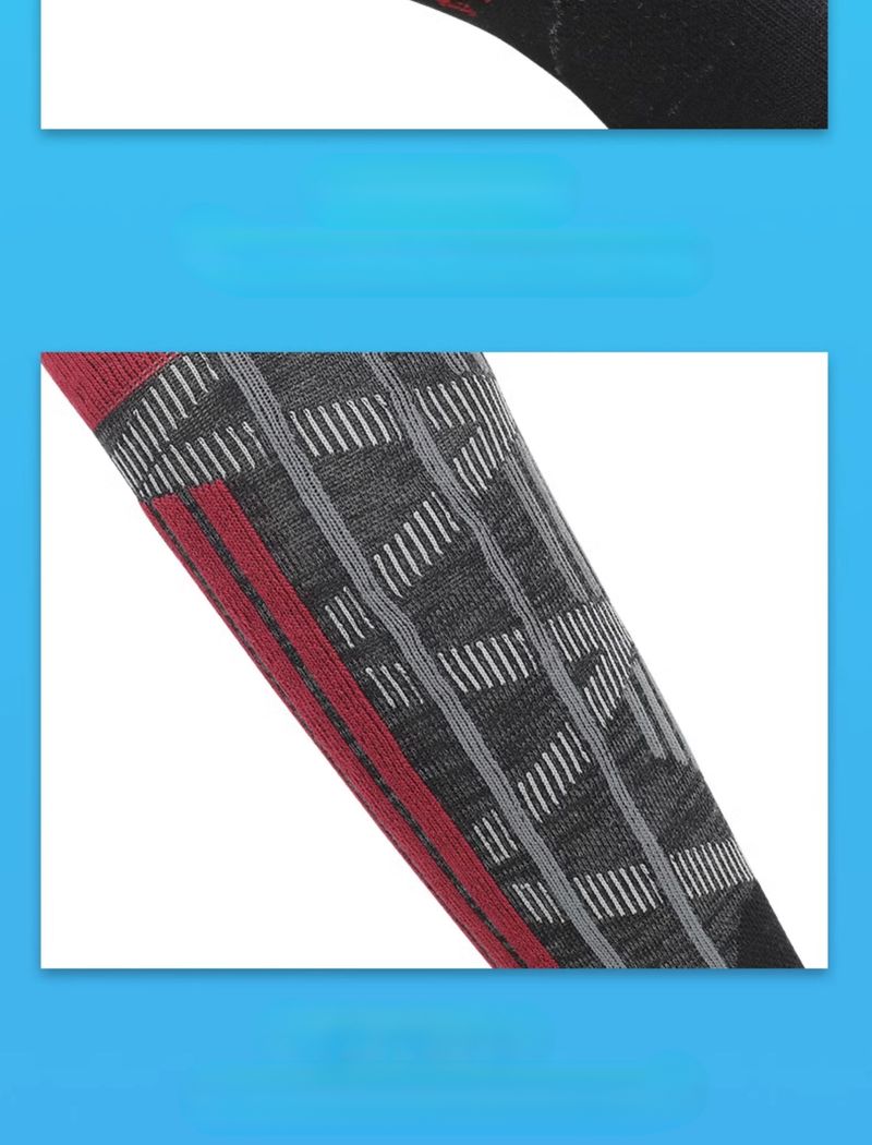 Professional Ski Socks Men Women, High-End Long Tube Socks, Thickened Towel Bottom, Warm, Comfortable, Breathable,_voghion.com