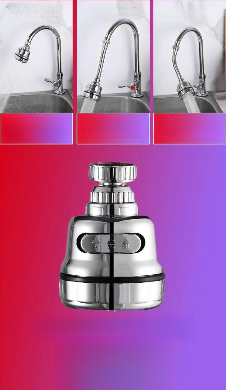 Filtro anti-spruzzi per rubinetto, prolunga universale per doccia, risparmio idrico_voghion.com