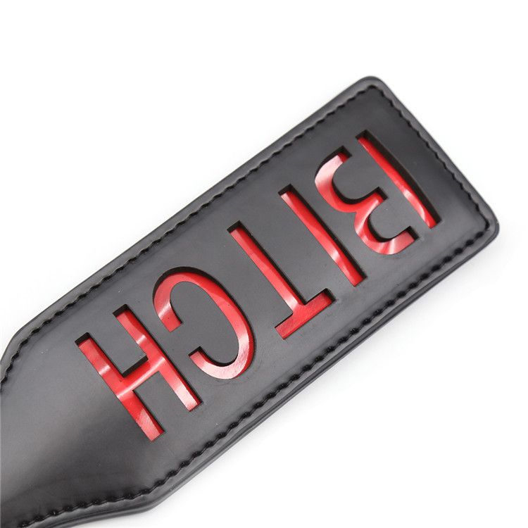 Sex Products SM Adult Fun Hand Clap Flirting Hand Clap Props Leather Clap Red Clap Toy Letter Clap_voghion.com