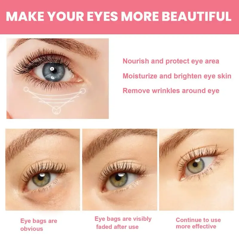 Rose Hyaluronic Acid Eye Cream Stick Moisturizing Anti-aging Firming Eye Eye Dark Firming Circles Moisturizing Remove Bags_voghion.com