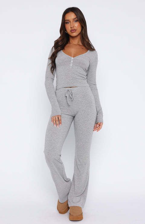 Women's Clothing 2024 autumn and winter new solid color long sleeved fashion trousers two piece suit_voghion.com