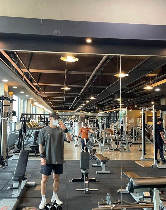 Muscle Spring/Summer New Men's Sports Running Fitness Training Cotton Loose Elastic Oversize Short Sleeve T-shirt_voghion.com