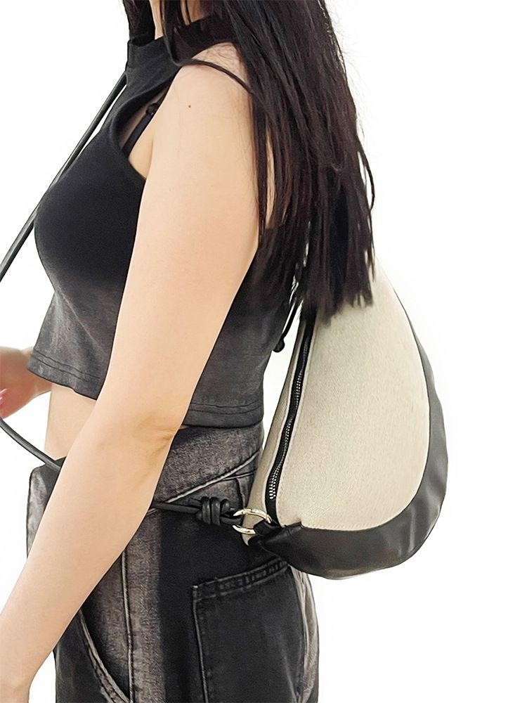 Crossbody Bag Dumpling-Shaped Bag Stylish Versatile 2025 Fall/Winter New Shoulder Bag_voghion.com