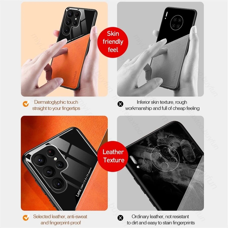 Μαγνητική δερμάτινη θήκη για μαλακό προφυλακτήρα Samsung S24 Ultra 5G TPU, αντικραδασμική Coque SamsungS24 Samsungs S 24 Plus S24Ultra_voghion.com