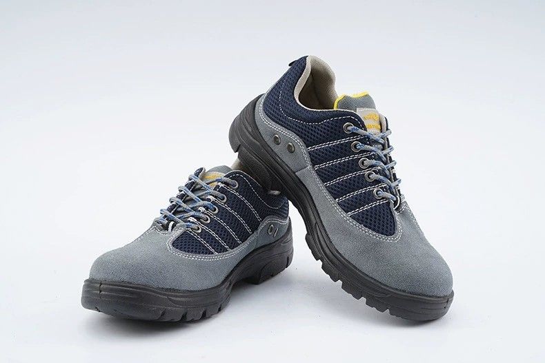 Scarpe protettive di sicurezza per saldatura elettrica leggere estive in pelle bovina traspirante anti-sfondamento e anti-perforazione da uomo_voghion.com