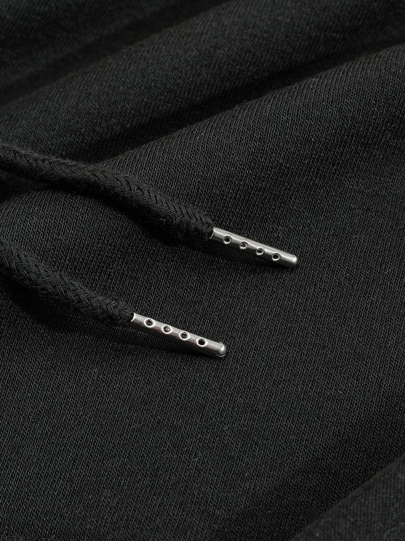Felpa con cappuccio color-block da uomo: pullover alla moda con pannelli a contrasto e vestibilità comoda (grigio chiaro/nero/kaki/blu navy)_voghion.com