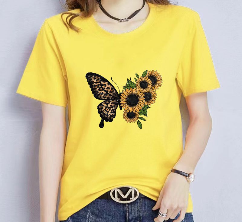 Optimized Translation:Summer Loose Plus -Size Casual Printed T-Shirt For Men And Women_voghion.com
