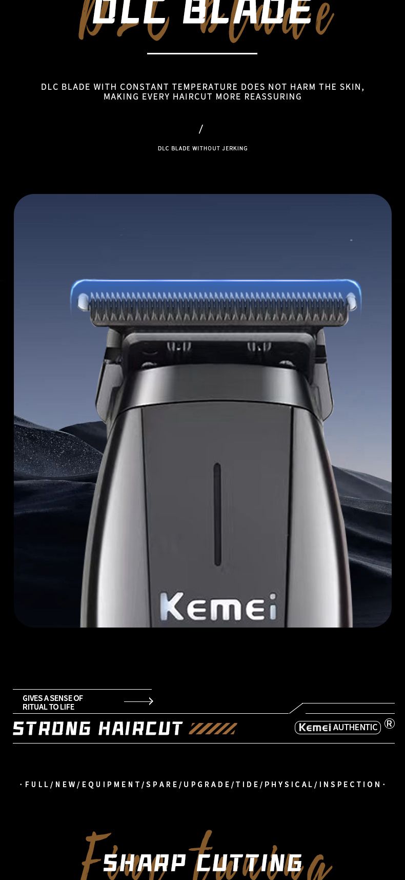 KM-2286 KM-2295 Produsent Elektriske Klippemaskiner Profesjonell Barber Hårtrimmer For Menn Trådløst Klippemaskinsett_voghion.com