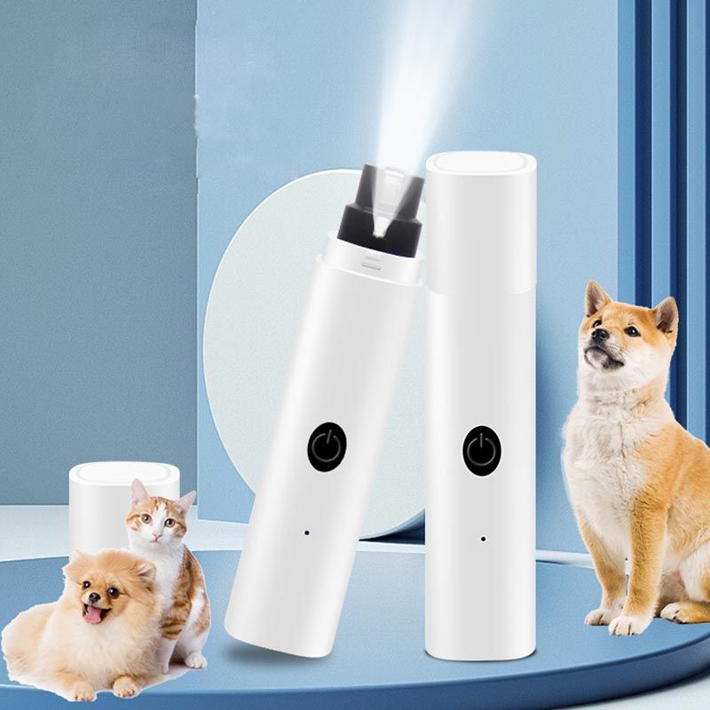 Cortaúñas para perros pequeños y grandes, con luz LED, recargable por USB, para patas de gato y mascotas._voghion.com