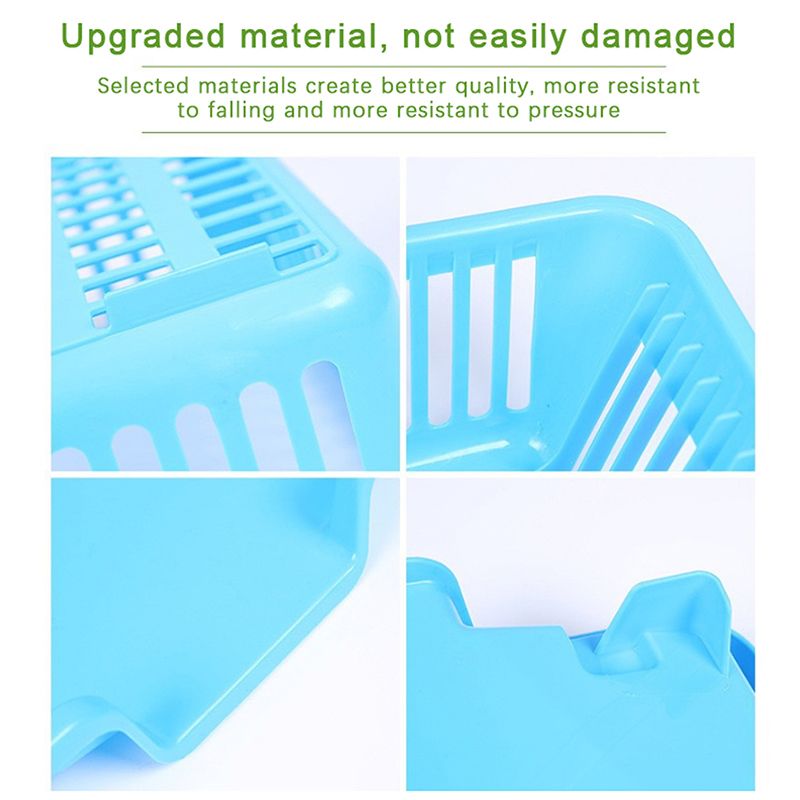 Kitchen Drainage Rack With Drainer Board Countertop Utensils Plates Chopsticks Bowls Spoons Storage Dish Drying Rack_voghion.com