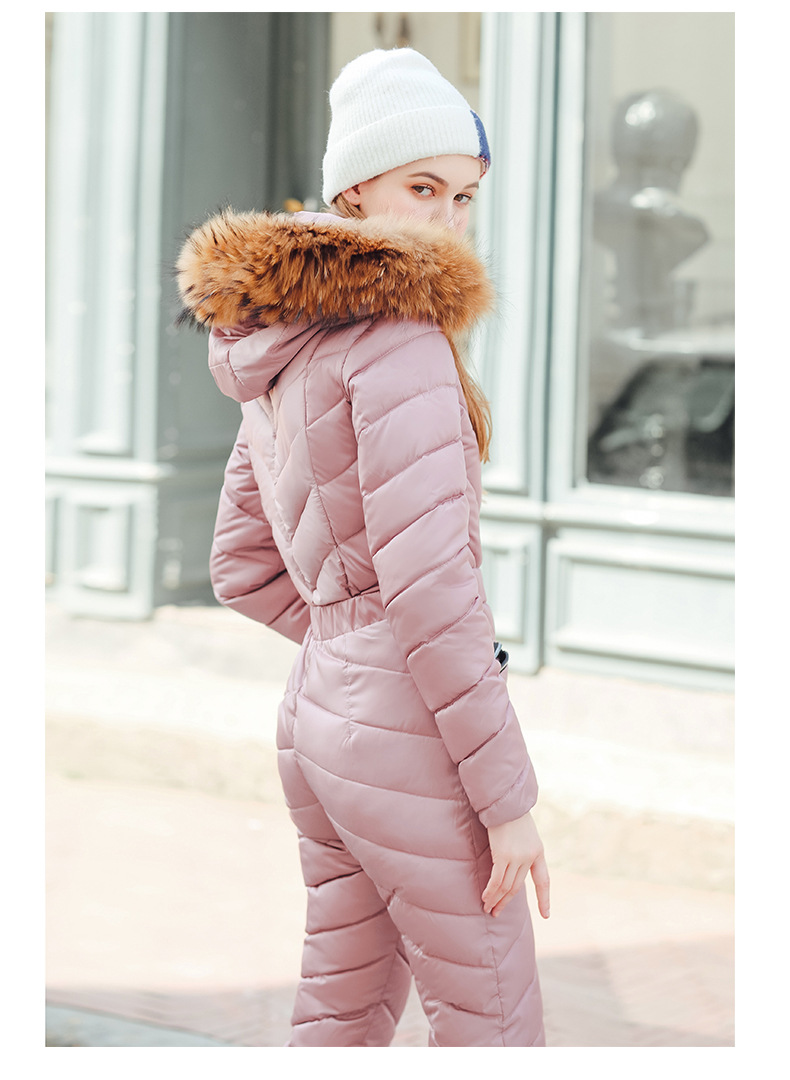 Women's clothing one-piece ski suit for women one-piece cotton suit suit cotton suit for women_voghion.com