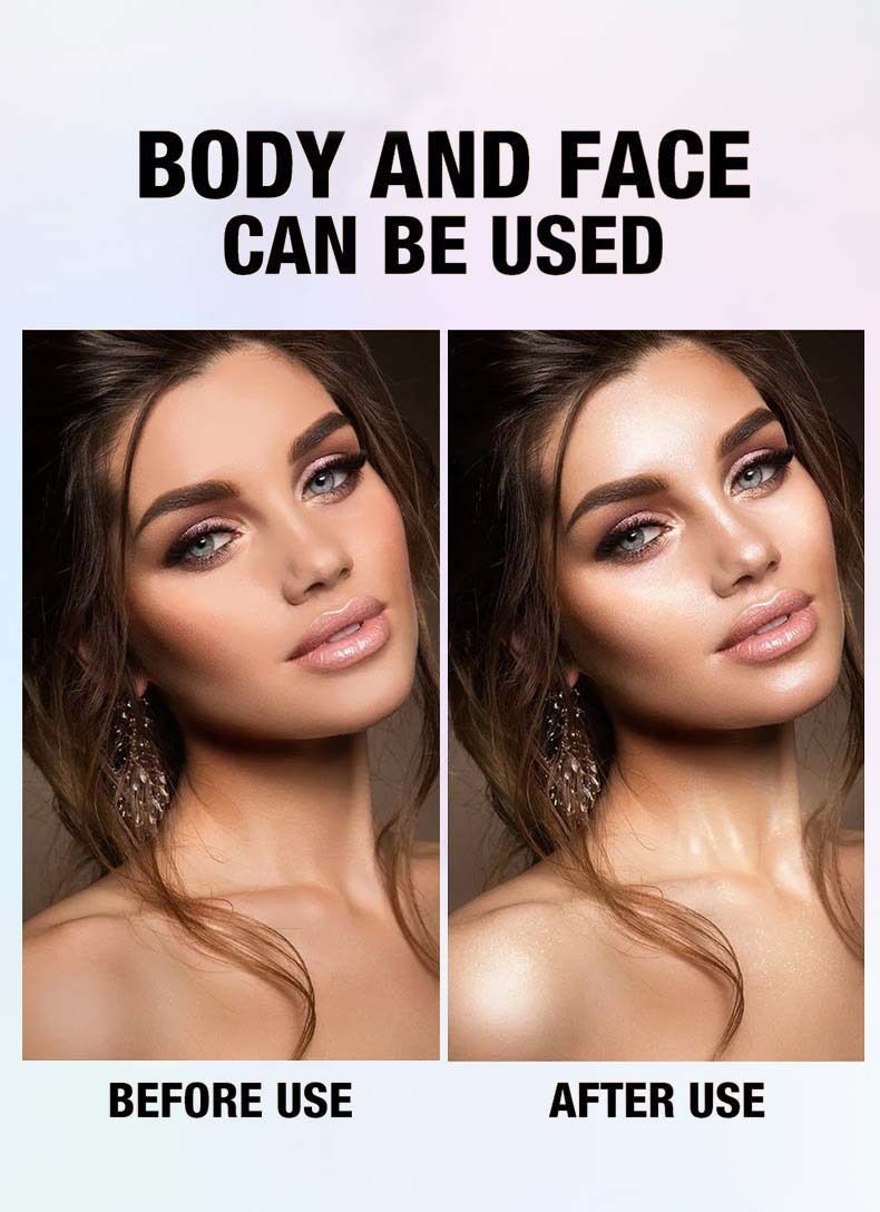 Schönheit & Gesundheit PAGE VINE Highlight Aufhellende Flüssigkeit Perlglanz Fein Glänzend Kristall Nase Brücke Gesicht Schlüsselbein Flash_voghion.com