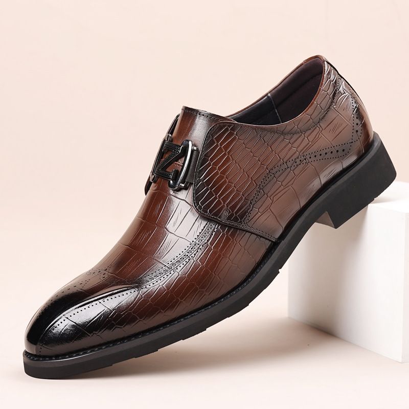 Neues Business-Kleid aus Leder, High-End-Hochzeitsschuhe 2025 aus echtem Leder für den Pendlerverkehr, britische Freizeitschuhe für Herren_voghion.com