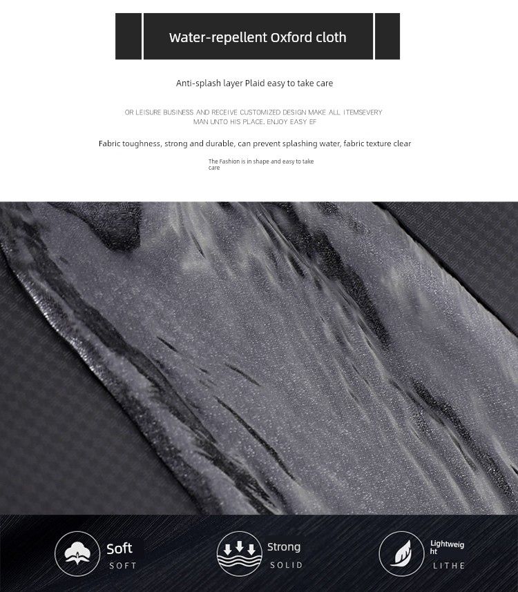 Outdoor Casual Horizontale Pure Color Heren Lichtgewicht Crossbody Tas_voghion.com