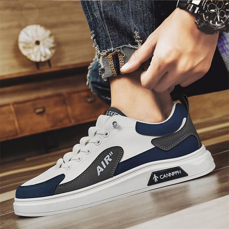 Euro Step Frühling und Herbst Herren Atmungsaktiv Vielseitig Slip-On Casual Trendy Student Weiche Sohle Büro Arbeitsschuhe_voghion.com
