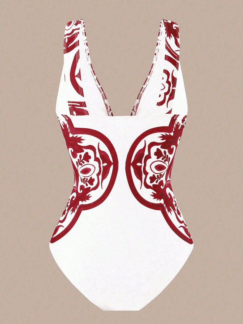 Maillot de bain une pièce sexy pour femme, haute élasticité et dos nu. Maillot de bain confortable et élégant pour la plage et la piscine._voghion.com