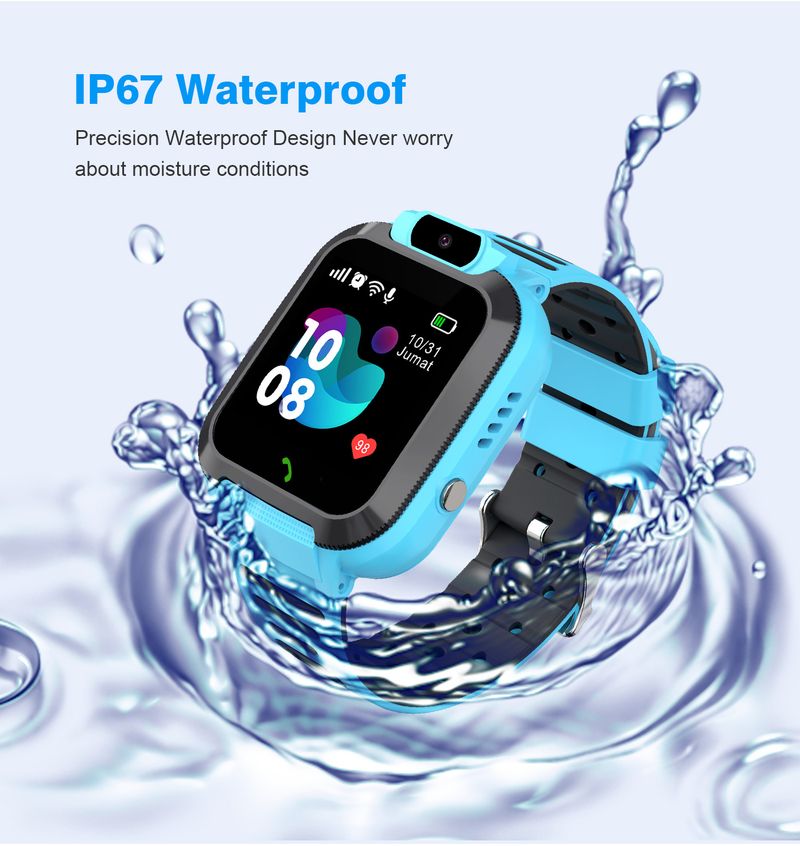 Gift Boys And Girls Waterproof Student Phone Multi-Language 2G Children's Smart Watch_voghion.com