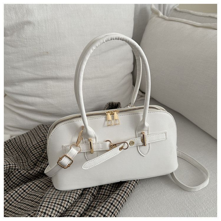 Minimalistische Nischen-Handtasche für Pendler für Damen 2025 Neue Mode Retro-Unterarmtasche Einfache Umhängetasche mit großer Kapazität_voghion.com