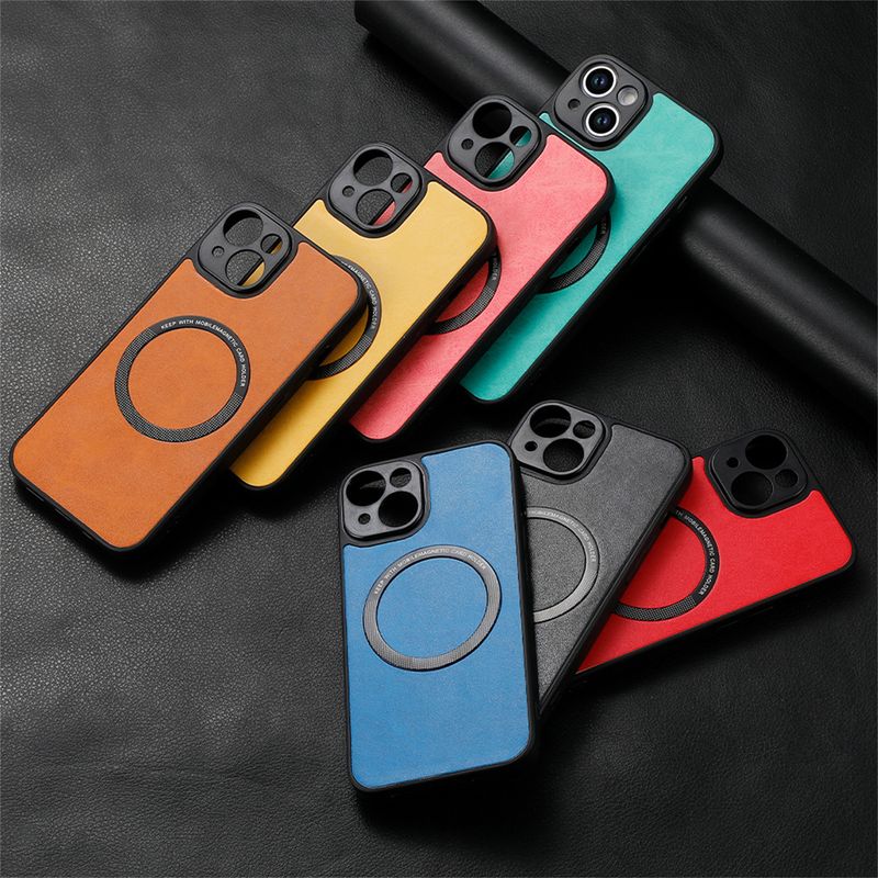 Applicable to Google Pixel8A mobile phone case all-inclusive solid color car magnetic Google Pixel7 Pro case_voghion.com