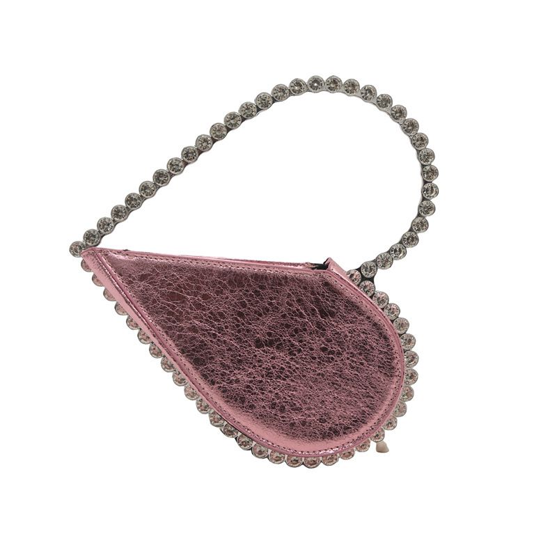 2025 Spring Summer New Heart-Shaped Trendy Heart Bag Casual Fashionable Women's Handbag Clutch_voghion.com