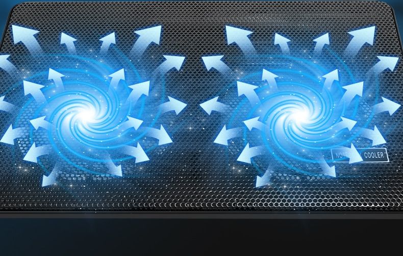 NeoGear NeoGear Cooler 14 pollici 15 pollici Potente base di raffreddamento silenziosa per laptop Disponibile_voghion.com