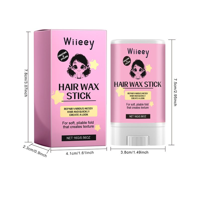 Barra de cera para peinar, hidratante, portátil, para dar acabado al cabello, aumenta el brillo, peinado duradero, cabello esponjoso_voghion.com