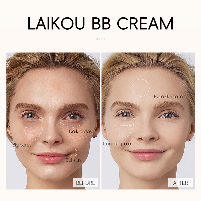 LAIKOU 9 Renk BB Krem 30ml (tüp) Doğal Makyaj Fda Kozmetik Makyaj_voghion.com