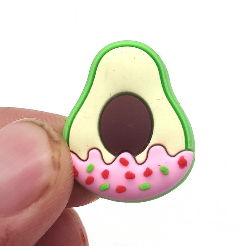 Accessoires de fruits de dessin animé chaussures en caoutchouc souple PVC boucle de chaussure de fleur boucle décorative_voghion.com