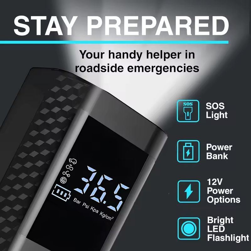 Wireless Air Pump 150psi Portable Electric Tire Inflator For Car Bicycle Motorcycle Air Compressor Injector Bike Accesso_voghion.com