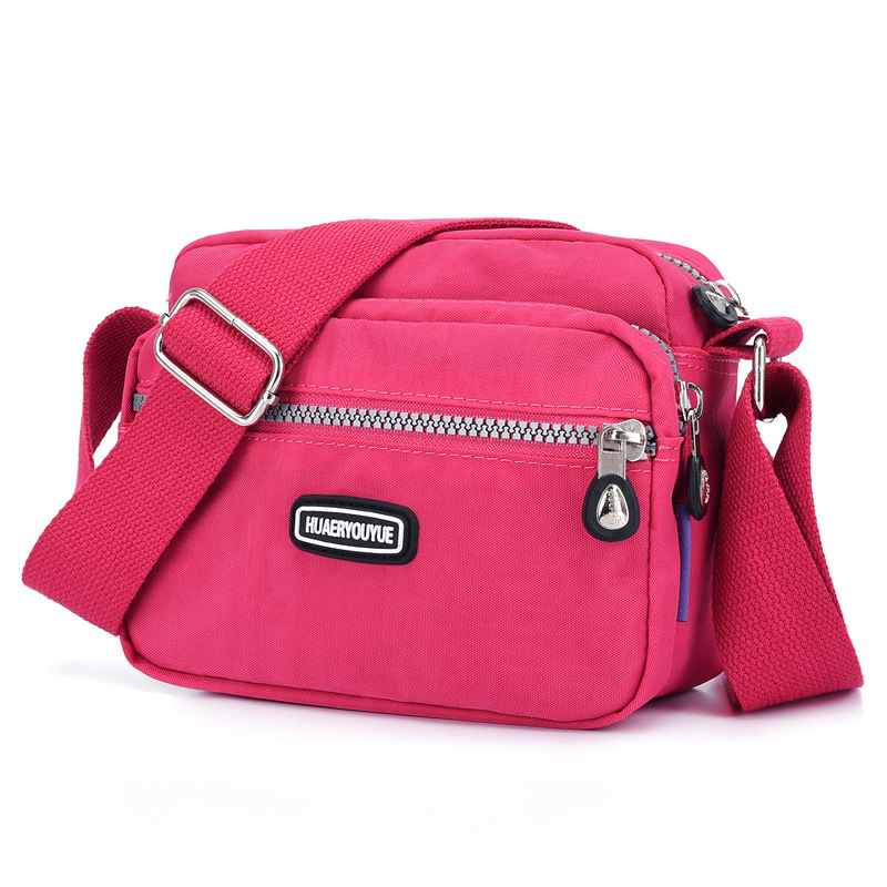 Nuova borsa a tracolla piccola da donna con tracolla singola in nylon Flower Date 2024_voghion.com