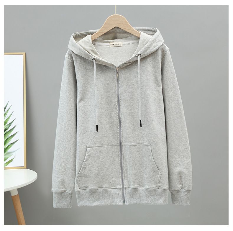 260g Loop-Hoodie für Herren Frühling Kapuzenjacke American Oversize Jacke Trend_voghion.com