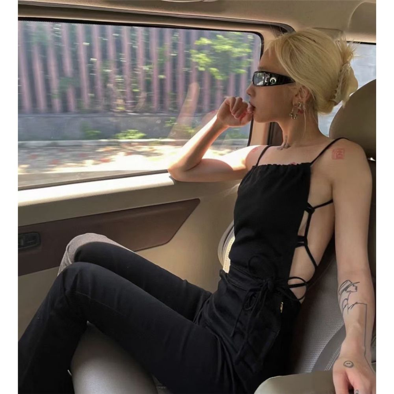 Occhiali da sole rettangolari con design a luna, unisex, per ciclismo all'aperto, hip pop punk, occhiali da sole Y2K, UV400, oculos lunette de soleil_voghion.com