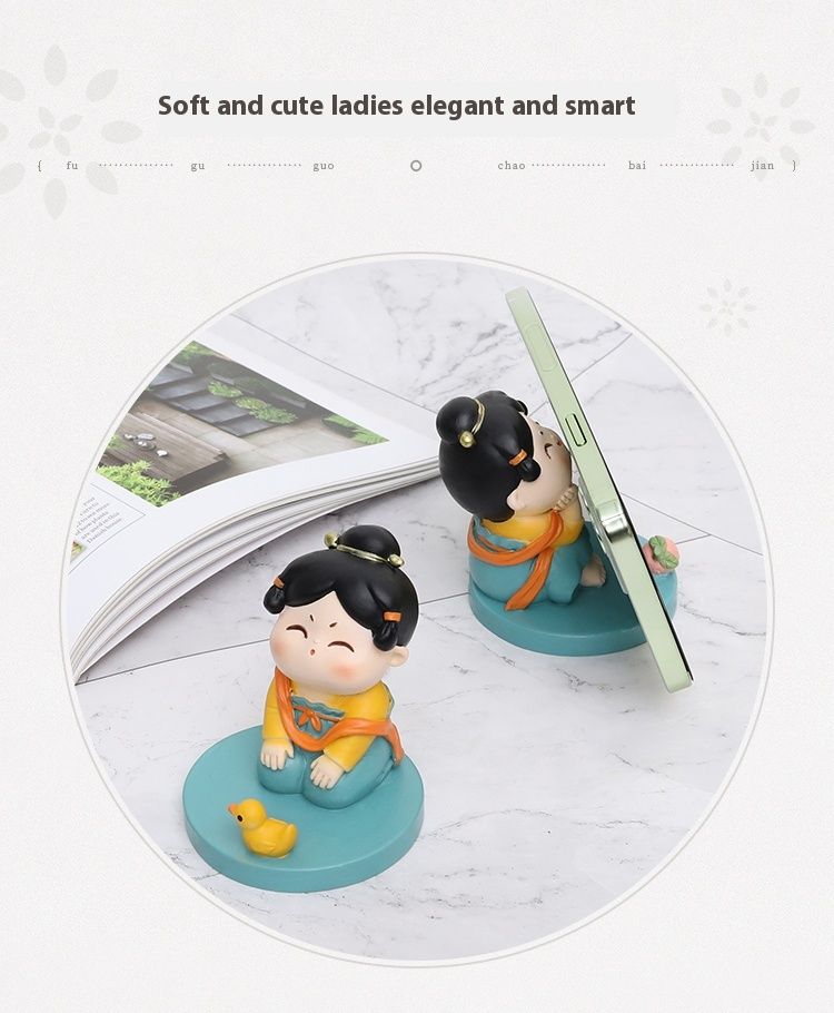 Carino Tang Shi da donna, supporto per tablet desktop, supporto per tablet pigro, artefatto Drama Chasing, creativo_voghion.com