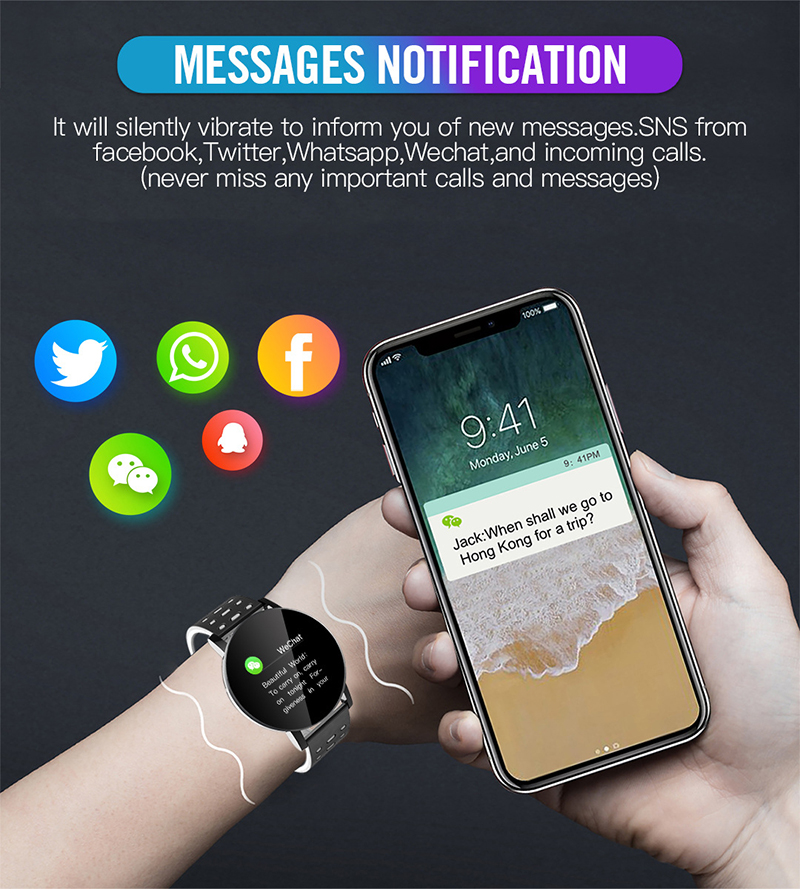 Barns Sport Smart Watch Led Digital Klocka Vattentät Smartwatch Rate Monitor Fitness Tracker Klocka Pojke Och Tjej_voghion.com