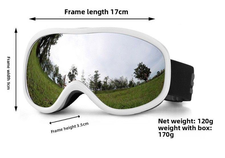 2025 New Spherical Goggles Double Layer Anti-Fog Unisex Outdoor Ski Glasses_voghion.com